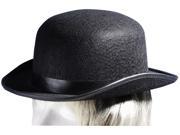 Loftus Adult Felt Derby Bowler Costume Hat Black One Size