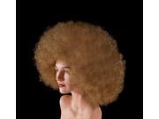 Star Power Adult Giant Super Fro Halloween Costume Afro Wig Brown One Size