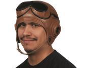 Star Power Men Steampunk Aviator Cap Costume Hat Brown One Size