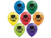 Qualatex Look At You! Grad 50 Pack 11 Latex Balloons Assorted