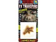 Tinsley Transfers Zombie Nose Makeup FX Transfers