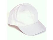 Rinco DIY Velcro Back Baseball Hat White One Size Adjustable 12 Pack