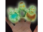 Loftus Glow In The Dark Zombie Finger Puppet 48pc Finger Puppets Assorted