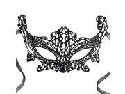 Star Power Secrets Venetian Black Lace Embroidery Masquerade Eye Mask One Size