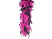 Star Power Women Long Fluffy 2 Color Feather Boa Pink Black One Size 72