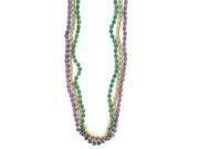 Mardi Gras Disco Ball Party Favors 72pc 33 Beads Necklaces Gold Green Purple