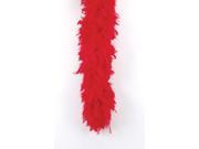 Loftus Women Deluxe Vegas Fashion Feather Boa Red One Size 72