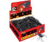 Loftus Hanging Spiders With Strings 4.5 Decoration Prop Black 130 Pack