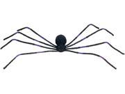 Loftus Huge Shaking Spider With Light Up Eyes 50 Animated Prop Black Purple