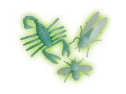 Loftus Glow In The Dark Insects Decoration Prop Green 3 Pack