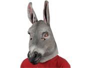 Star Power Men Realistic Donkey Animal Mask Grey One Size