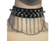 Spikey Chain Punk Necklace