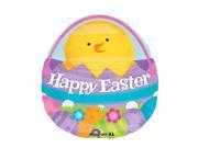 Anagram Happy Easter Theme Chick Helium Shape Mylar 23 Foil Balloon