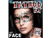 Tinsley Transfers Masquerade Mask Lace Face Temporary Tattoo FX Face Kit