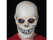 Star Power Adult Realistic Looking Bone Smiley Skull Mask White One Size