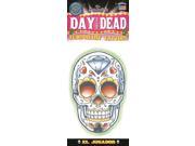 Tinsley Transfers El Jugador Day of the Dead Temporary Tattoo FX