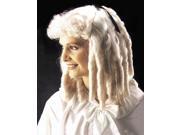 Star Power Women Colonial Times Ringlet Wig White One Size