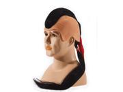 Loftus Men Indian Native American Mohawk with Feather Wig Black One Size