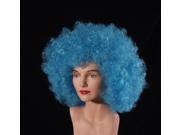 Loftus Adult Giant Afro Halloween Wig Blue One Size