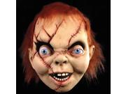 Child s Play Bride Of Chucky Full Head Mask Beige Red One Size