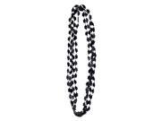 Forum Graduation Cap Party Favor Beads Necklaces Black 4 Pack