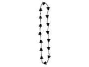 Forum Graduation Cap Party Favor Beads Necklace Black