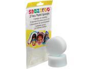 snazaroo High Density Face Painting Sponge White 2 Pack