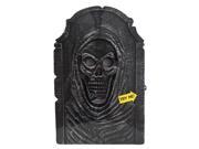 Fun World LED Reaper Tombstone 22 Outdoor Prop Black White