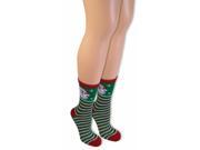 Ugly Christmas Santa Ankle Socks Adult
