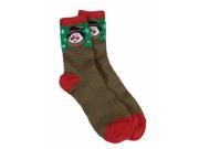 Ugly Christmas Snowman Ankle Socks Adult
