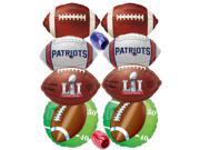 Denver Broncos Foil Balloons Super Bowl 50 Ultimate Decoration Party Pack 10pc