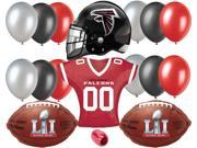 Carolina Panthers Football Super Bowl Decorations 17pc Helmet Jersey Balloons