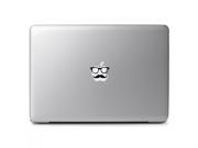 Nerd Glasses with Gentlemen Mustache Vinyl Protective Skin Decal Sticker for Apple Macbook Air Pro 11 13 15 17 Laptop Tablet Wall Car Motorcycle