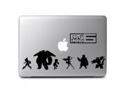 Big Hero 6 Vinyl Protective Skin Decal Sticker for Apple Macbook Air Pro 13 15 17 Laptop Tablet Wall Car Motorcycle