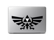 The Legend of Zelda Triforce Royal Crest Vinyl Protective Skin Decal Sticker for Apple Macbook Air Pro 13 15 17 Laptop Tablet Wall Car Motorcycle