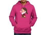 Disney Snow White and the Seven Dwarfs Grumpy Unisex Hooded Sweater Fleece Pullover Hoodie