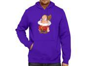 Disney Snow White and the Seven Dwarfs Doc Unisex Hooded Sweater Fleece Pullover Hoodie