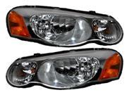 NEW SEBRING CONVERTIBLE SEDAN w XENON REPLACEMENT HEADLAMPS HEADLIGHTS PAIR NEW