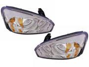 04 08 Chevy Malibu Headlights Headlamps Pair Set Halogen New