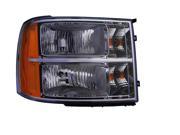 07 10 GMC Sierra 1500 2500 3500 09 10 Hybrid Headlight Headlamp Passenger Side