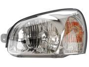 Fits 01 03 Hyundai Santa Fe Headlight Headlamp Left Driver Side Halogen New
