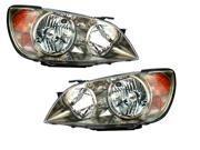 NEW 01 05 LEXUS IS300 HID HEADLIGHTS WITHOUT HID KIT HEADLAMPS PAIR SET NEW