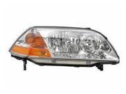01 03 Acura MDX Headlight Headlamp Right Passenger Side Halogen Replacement New