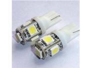 10pcs LED T10 Xenon Light Bulbs Wedge 5smd 5050 192 168 194 W5W 2825 158 5 Color to Choose AAA