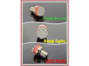 One pair Reverse Lights Bulb P21W BA15S 5W LED bulb with beep warning S25 Backup lights DF2303 FFF