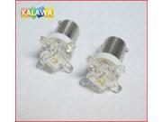 10pcs lot T9 4 x F3 FLUX BA9S 1156 single contact white color Canbus license plate light Clearance light GGG