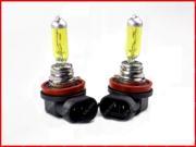 1 pair Amber Yellow Vision 2 X H11 Xenon Halogen Light Bulbs 12V 55W Auto Headlight Headlamp Fog light 3000~3500K Free Shipping AAA