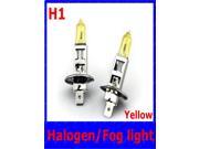 1 pair Amber Yellow Vision 2 X H1 Xenon Halogen Light Bulbs 12V 55W Auto Headlight Headlamp Fog light 3000~3500K Free Shipping AAA