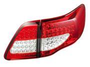 One pair Good quality and good price latest AAA KLL 0160A head light led tail lamps for Toyota Corolla 07 09 with free shipping SSS