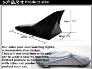 One piece New 8LED Shark fins lamp Car solar energy lamp Anti collision Taillight Reflect at night Freeshipping AAA